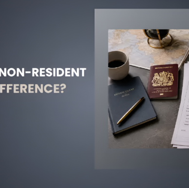 Feature image for the blog about UK resident or non resident