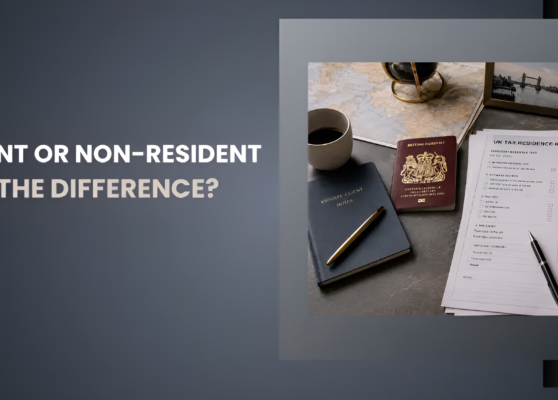 Feature image for the blog about UK resident or non resident