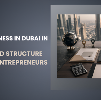 Feature image for the blog on how to start a business in Dubai