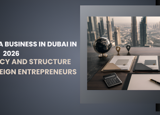 Feature image for the blog on how to start a business in Dubai
